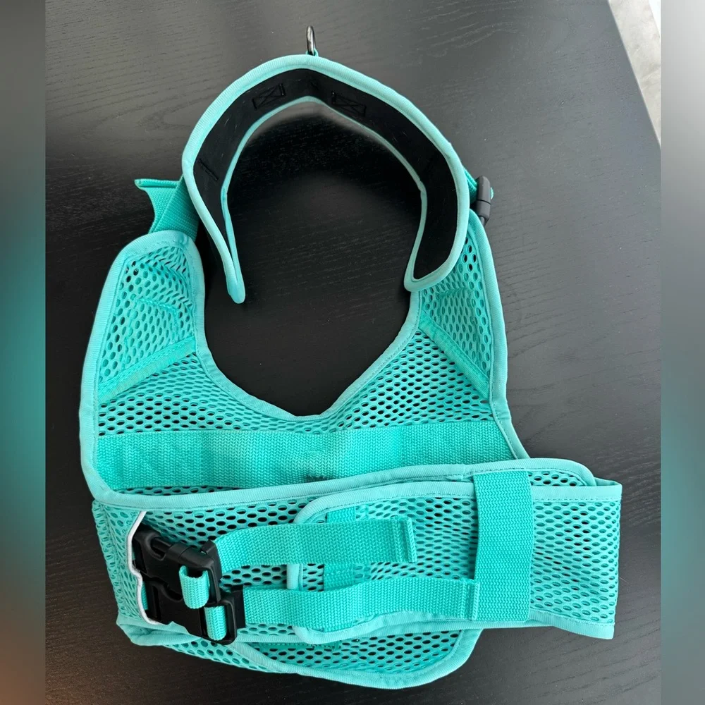 Teal Mesh Dog Harness - Comfort Fit
